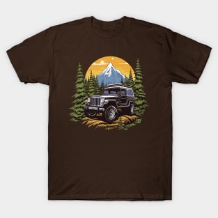 Vintage Jeep Print T-Shirt